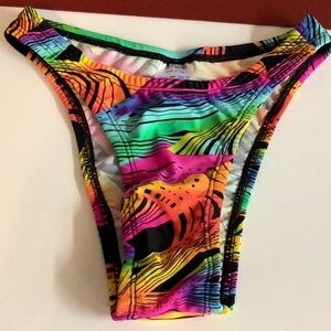 Zuliana Size Small Brazilian High Cut Bikini Bottom. Made In USA. New With Tags.